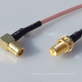 Fêmea do RP SMA ao cabo fêmea RG316 da trança coaxial do RF do conector de SMB de SMB